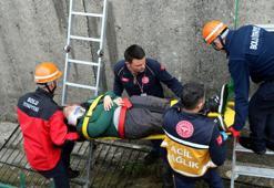 Demir korkuluklar koptu, 2 öğrenci sulama kanalına düştü