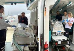 Ambulans uçak, 2 günlük İnci bebek için havalandı