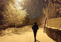 Karlıova’da kar yağışı etkili oldu
