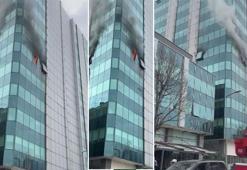 Zeytinburnu'nda iş merkezinde yangın