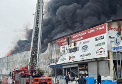 Ankara'da yapı malzemeleri satılan iş yerinin deposunda yangın