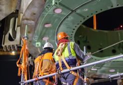 Akkuyu NGS'nin 4’üncü ünitesinde konsol kirişi kuruldu