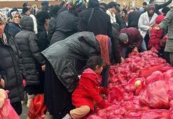 Yozgat'ta 'ramazan yardımı' izdihama dönüştü, vatandaşlar ezilme tehlikesi geçirdi