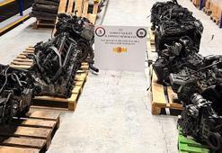 Yurt dışından lüks otomobil motoru getirip satan şüpheli, yakalandı