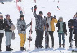 Palandöken'e yağan karla kayak sezonu nisana uzadı