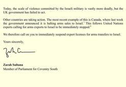 İngiliz milletvekillerinden İsrail’e silah satışı durdurma çağrısı