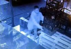 Avcılar'da palet hırsızlığı kamerada