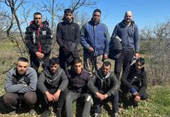 Edirne'de, Mısır uyruklu 9 kaçak göçmen ve 1 organizatör yakalandı