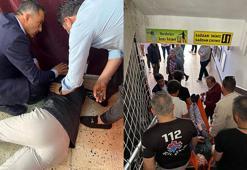 Rahatsızlanan müşahide ilk müdahaleyi, doktor başkan adayı yaptı