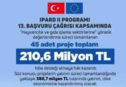 IPARD II Programı kapsamında 45 projeye 210 milyon TL hibe