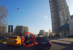 Suç örgütünün motosikletten silahlı saldırısı kamerada