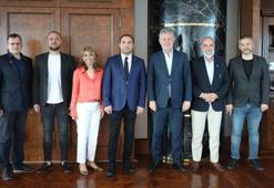 TSYD İzmir yönetimi Mahmut Özgener'le buluştu