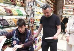 Ramazan Bayramı öncesi Mısır Çarşısı'nda fahiş fiyat denetimi