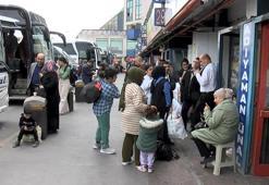 Otogarda bayram yoğunluğu