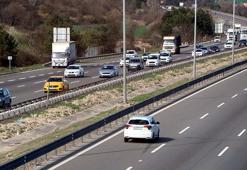 Bayram tatili öncesi Bolu geçişinde akıcı yoğunluk