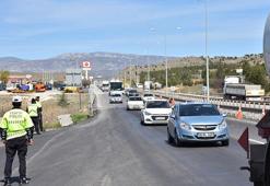 'Kilit Kavşak' Kırıkkale'de bayram tatili trafiği