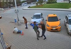 'Yan baktın' kavgası kamerada