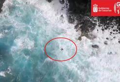 Fotoğraf çekerken kayalıklardan denize düşen adam kurtarılamadı