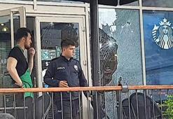 Kahve zinciri şubesine saldırıya 4 gözaltı