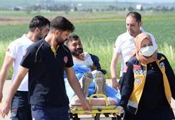 Ağaç budarken parmağı koptu, ambulans helikopterle sevk edildi