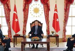 Cumhurbaşkanı Erdoğan Mısır Dışişleri Bakanı Sameh Shoukry'i kabul etti