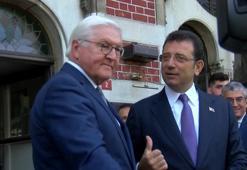 Almanya Cumhurbaşkanı Steinmeier, İBB Başkanı İmamoğlu ile bir araya geldi