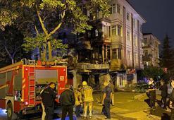 Bakkal dükkanında başlayan yangın, üst kattaki dairelere sıçradı