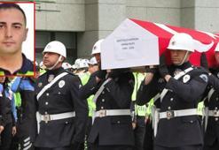 Şehit Emrah Büke için İstanbul İl Emniyet Müdürlüğü'nde tören