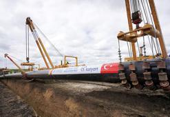Kalyon Holding'in Romanya'daki projesi için boru indirme töreni