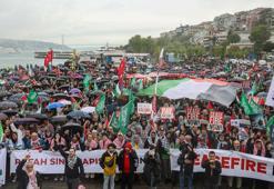 İstanbul-Üsküdar'da İsrail protestosu