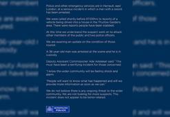 Londra’da kılıçlı saldırgan paniği