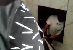 7 yıl 7 ayla hapisle aranan hükümlü banyoda, saklandığı gizli bölmede yakalandı