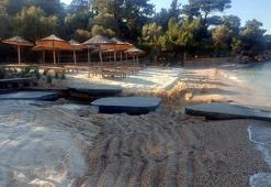 Bodrum’da sahile beyaz kum döken siteye, üst sınırdan 106 bin lira ceza kesildi