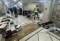 Ankara'da sağanaktan Zafer Çarşısı da etkilendi