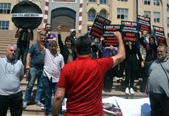 Ebrar Sitesi’nde ölenlerin yakınları adliyeye siyah çelenk bıraktı