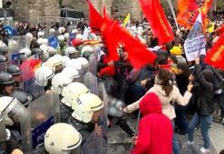 1 Mayıs’ta polise damacana ile saldıran kadın da gözaltında