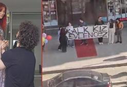 İzmir'de lösemi tedavisi gören Nehir'e hastane odasında sürpriz evlilik teklifi