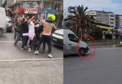 Fatih’te saldırdı sonra kaputta sürükledi