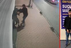 Fatih'te kadına yumruk ve kafa atıp çantasını gasbetti