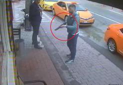 Ankara'da taksi durağına silahlı saldırı kamerada