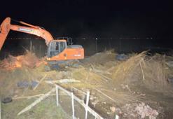 Ahır çöktü: 50 küçükbaş hayvan öldü