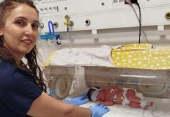 Dağ yoluna terk edilen 2 günlük kız bebeğe hemşireler 'Gülen' ismini verdi