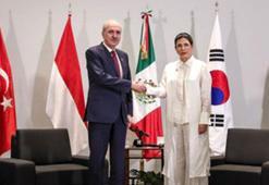 TBMM Başkanı Kurtulmuş, Meksika Meclis Başkanı Castillo ile görüştü