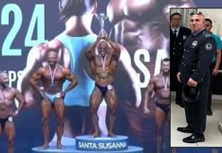 Milli sporcu zabıta amiri, vücut geliştirmede Avrupa Şampiyonu oldu