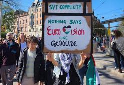 İsveç'te Eurovision protestosu