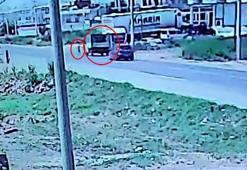 Kamyonetin çarptığı 5 yaşındaki Emin ağır yaralandı, sürücü kaçtı; kaza kamerada