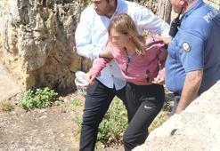 40 metrelik falezlerden indirilen kadın: Bırakın beni, yanlış yapıyorsunuz