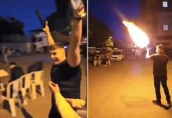 Kartal'da asker eğlencesinde pompalı tüfekle havaya ateş açtı