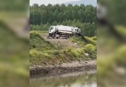 Melen Çayı’na vidanjörle çamurlu su dökülmesinde belediyeye para cezası, personele soruşturma