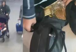 İstanbul Havalimanı'nda külçe altınlar bebek arabasından çıktı